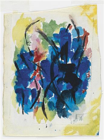 ALMA W. THOMAS (1891 - 1978) Untitled (Blue Composition).